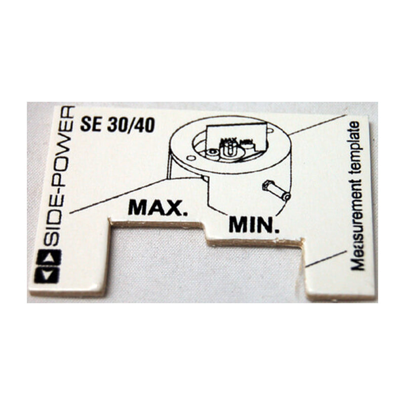 Gauge, for height measurement to confirm sheer pin engagement. SP30, SE30, SP35, SP40, SE40