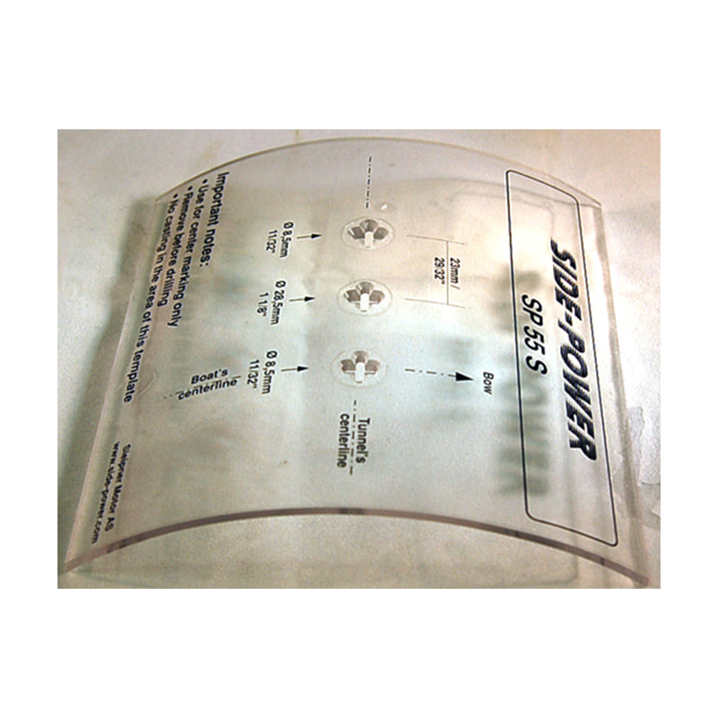 Templates for gear leg Holes in 185mm Tunnel For SE60