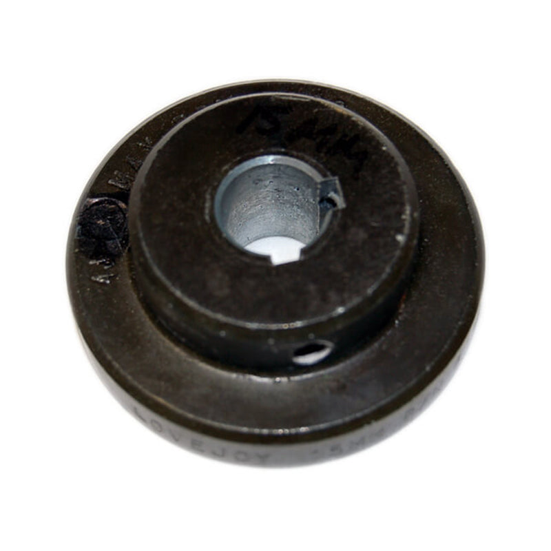 Flange, for Lovejoy coupling, 15mm bore used on motorshaft for SH100 only