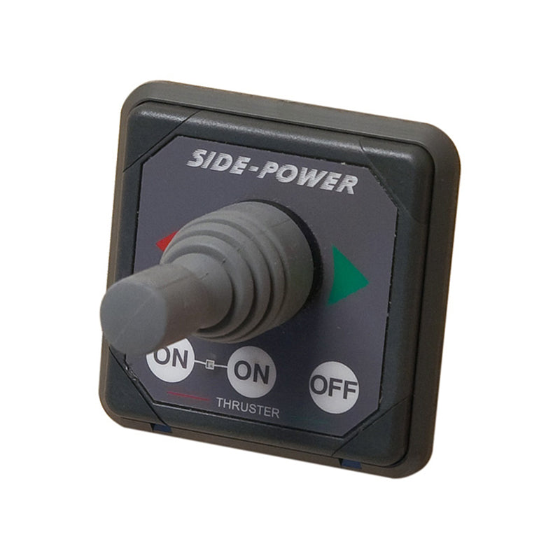 Panel, Joystick Thruster Control 12/24v Square Cutout Replacement, 5-Wire with on/off