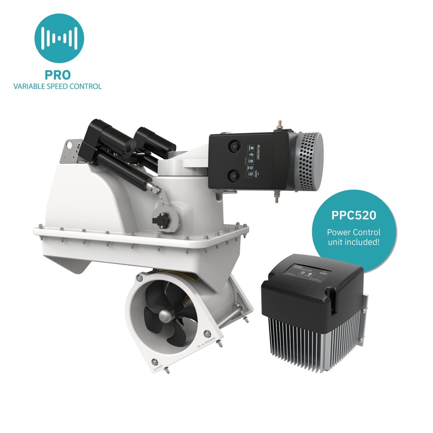 ERL170 24v eVision Low Profile Thruster