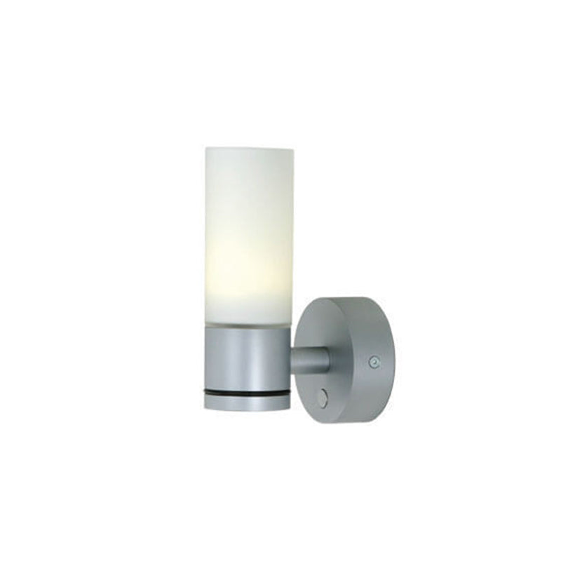 Sylt Matte Chrome, White Glass, Warm White, Dimmable with Switch, 10-30VDC