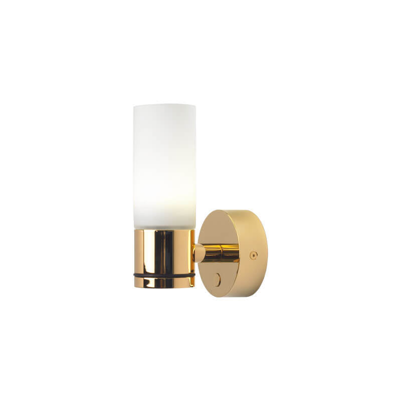 Sylt Gold, White Glass, Dimmable with Switch, Warm White, 10-30VDC