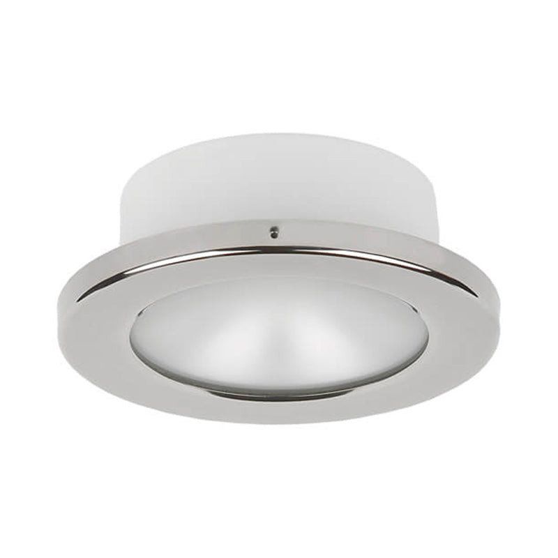 T105 PowerLED, 10-40VDC, Polished SS, Warm White, 4.7W, IP65