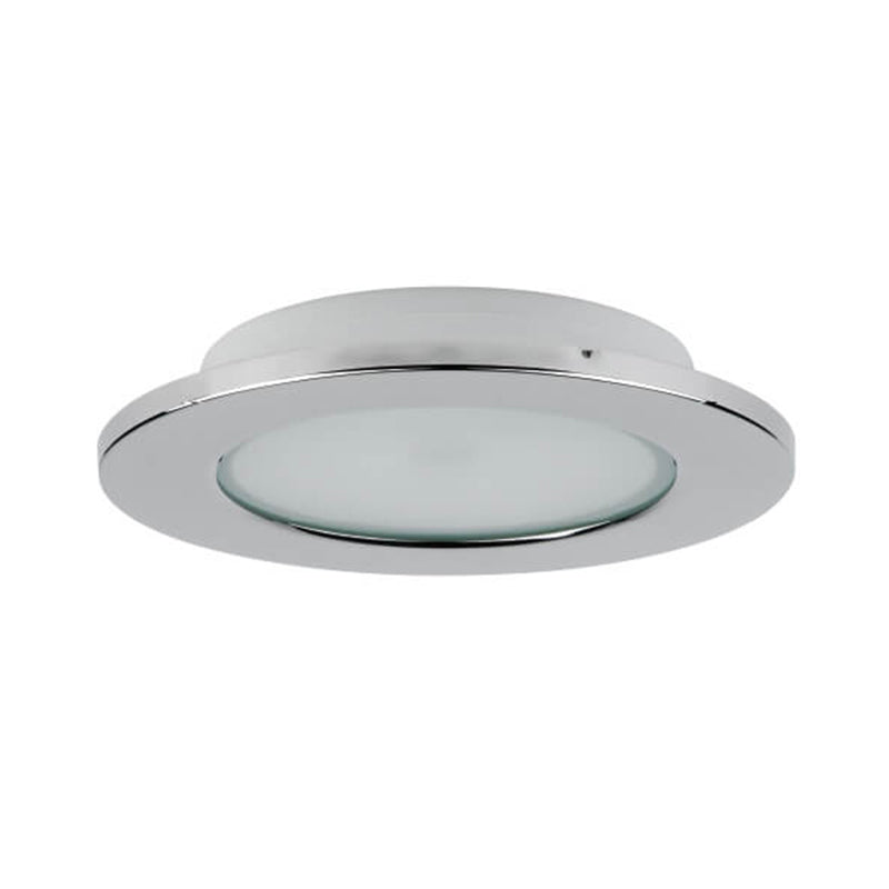 T155 PowerLED, 10-40VDC, Polished SS, Cool White/Blue, 4.7W, IP65