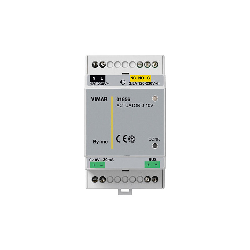 BY-ME: ACTUATOR, 0-10VDC, 30mA BALLAST CONTROL + RELAY