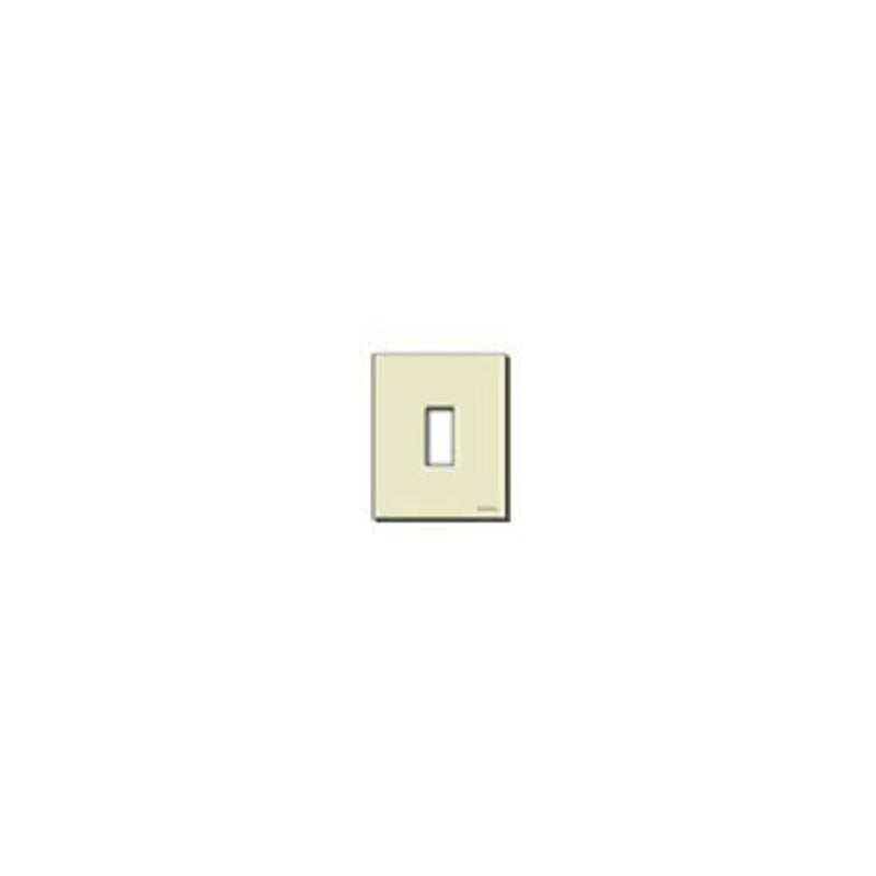 Plate: Resin, Ivory, 1 Module, Snap Fixing *Surcharge may apply if buying <20*