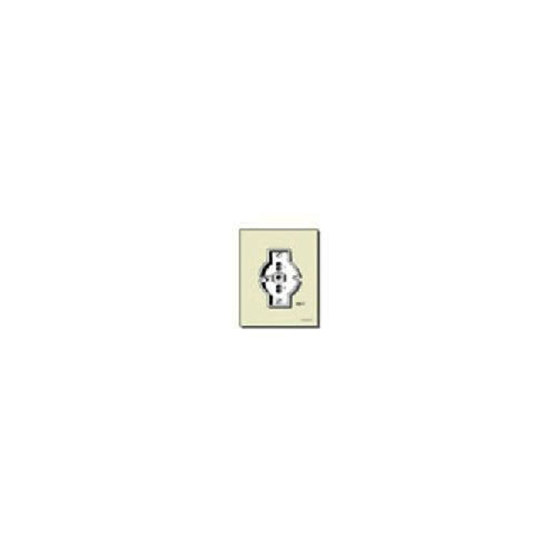 Outlet: Universal, 2P+E, 16A, Ivory, With Mounting Frame & Cover *Surcharge may apply if buying <20*