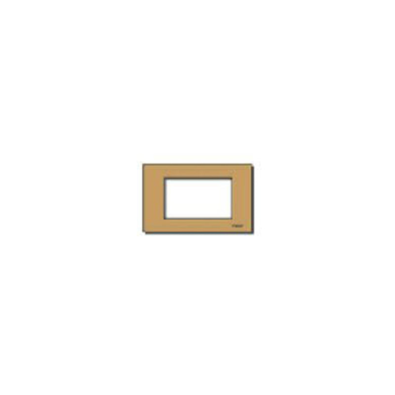 Plate: Aluminum, Bronze, 3 Special Module, Snap Fix *Surcharge may apply if buying <20*
