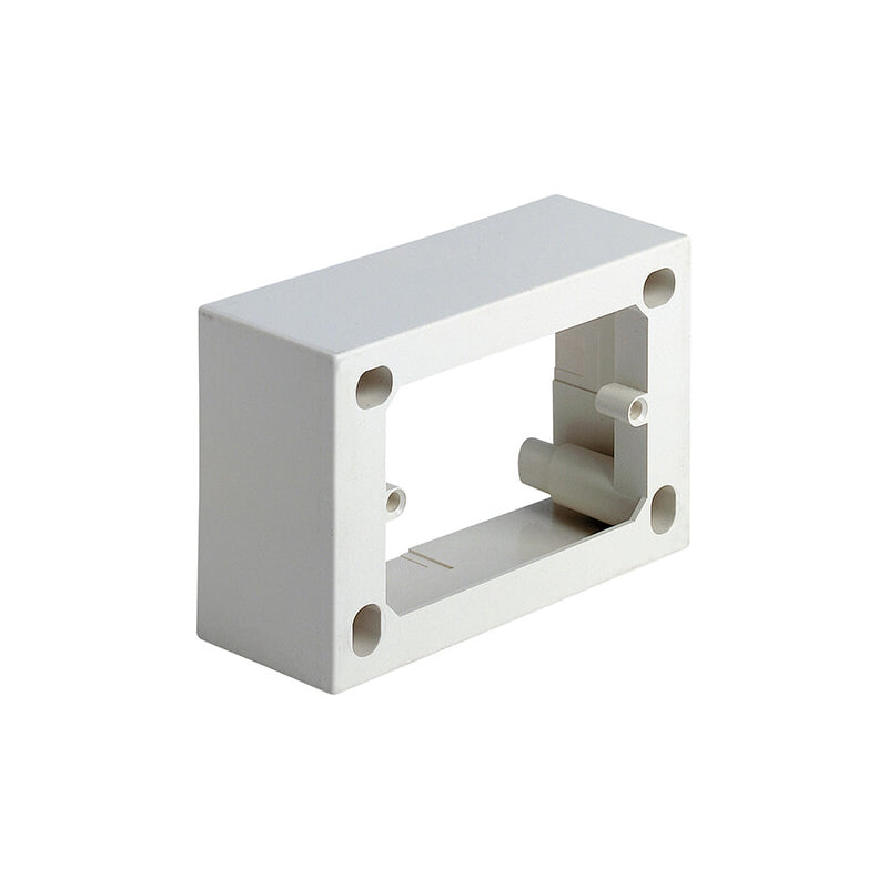 Mounting Box: 3 Module Surface Mount, Ivory, 8000 Series *Surcharge may apply if buying <20*