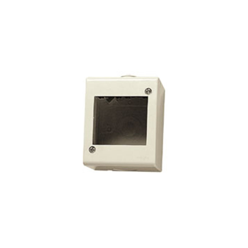 Idea IP40 Enclosure, Surface Mount, 2 Modules Square, Ivory