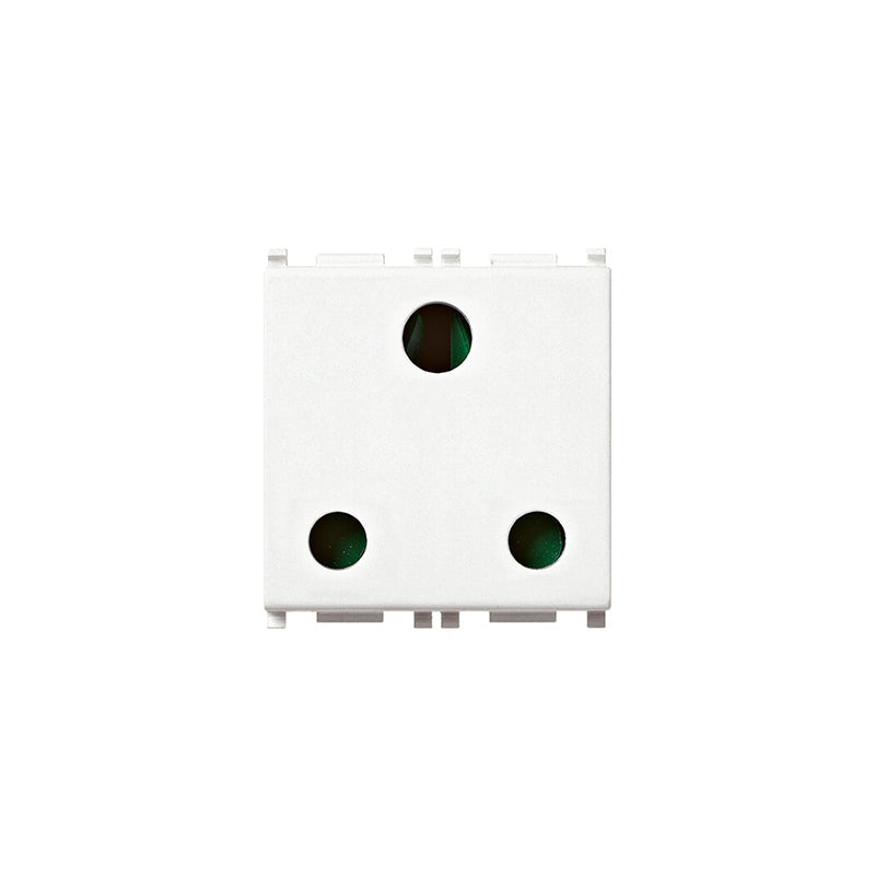 OUTLET: ENGLISH, 2P+E,16A/250V 2M, SICURY, WHITE, PLANA