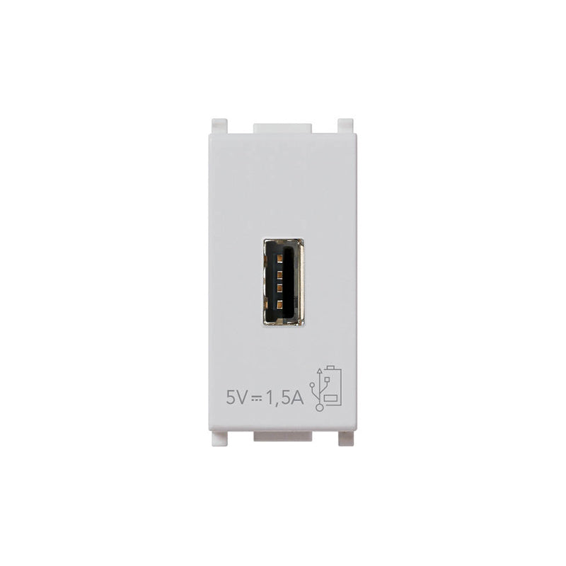 Plana USB 5V 1.5A 1M Silver