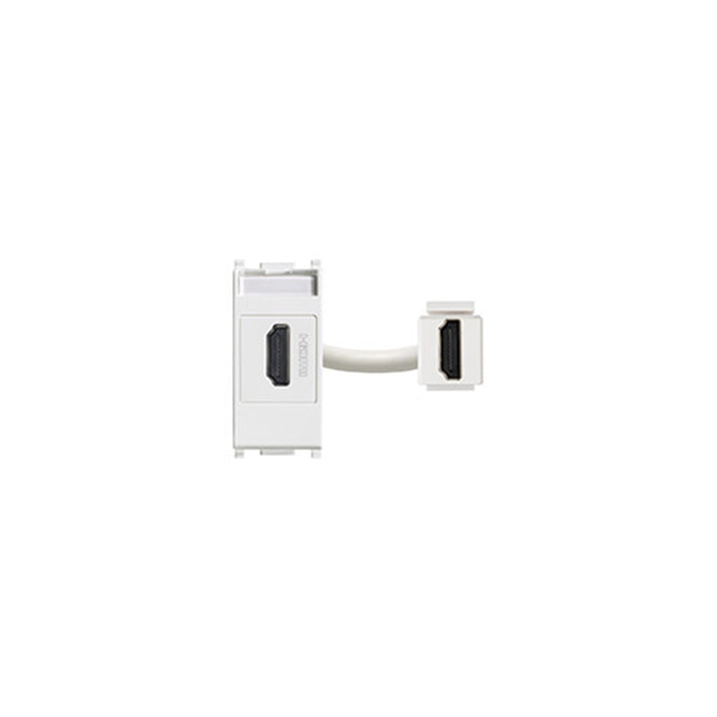 HDMI Multimedia Connector, White For Plana Series