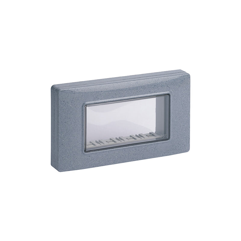 Waterproof Plate (IP55), Granite Grey with Screws Fits Plana and Eikon Series