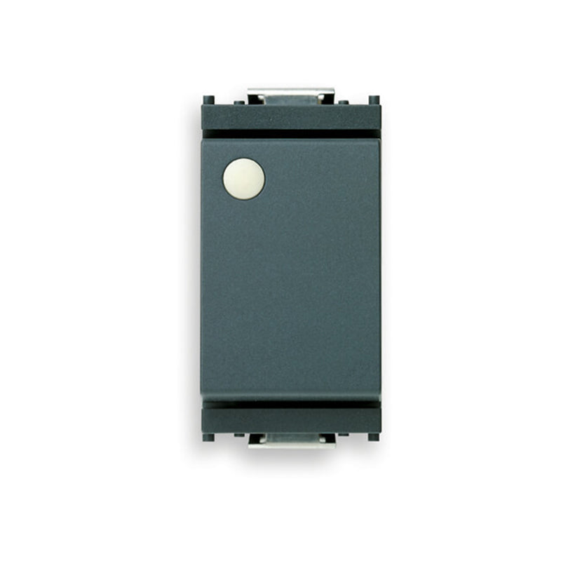 Switch: 1-WAY, 1P1T,16AX With Light Indicator, Grey, Idea