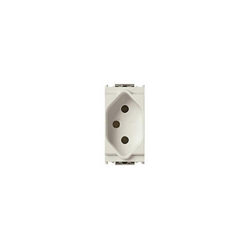 OUTLET: SWISS, TYPE 13, 2P+E 10A/250V, WHITE, IDEA