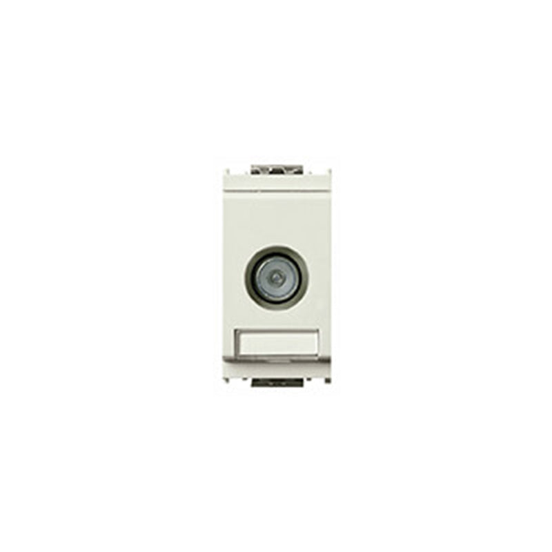 CONNECTOR: COAX, TV-RD-SAT WHITE, IDEA