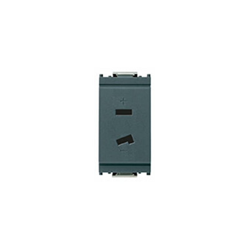 OUTLET: SELV, 2P, 6A/24V, 1M POLARIZED, GREY, IDEA