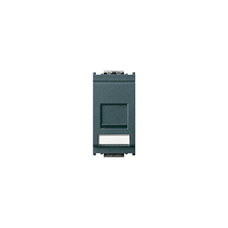 Idea-Series RJ45 Connector, Cat5e UTP-Type, 8- Contact, Grey
