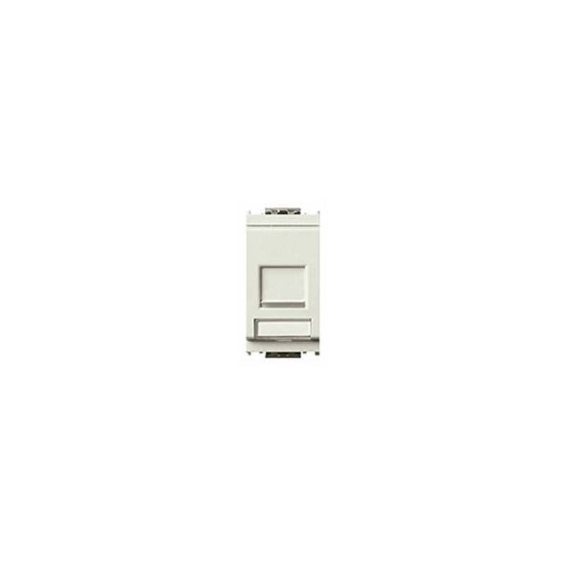 OUTLET: ADAPTER FOR RJ45 CAT.5 CONNECTORS (AMP), WHITE, IDEA