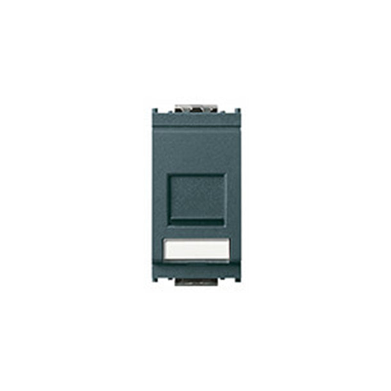 OUTLET: ADAPTER FOR RJ45 CAT.5 CONNECTORS (AMP), GREY, IDEA