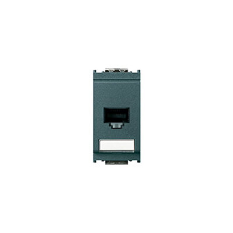CONNECTOR: RJ45 CAT6e UTP 110 TYPE, 8-CONTACT, GREY, IDEA