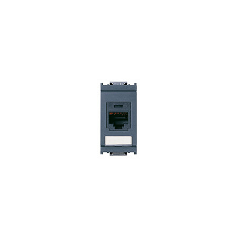 CONNECTOR: RJ45 CAT5e UTP TYPE 8-CONTACT, GREY, IDEA