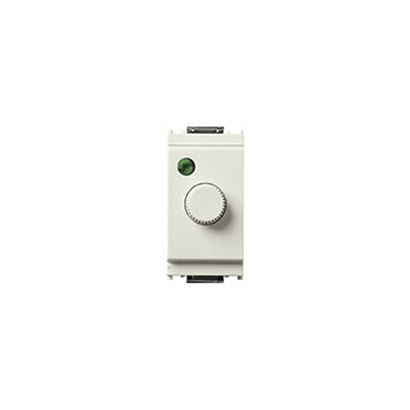 Dimmer: Rotary, 230V, 100-500W Illum White Idea