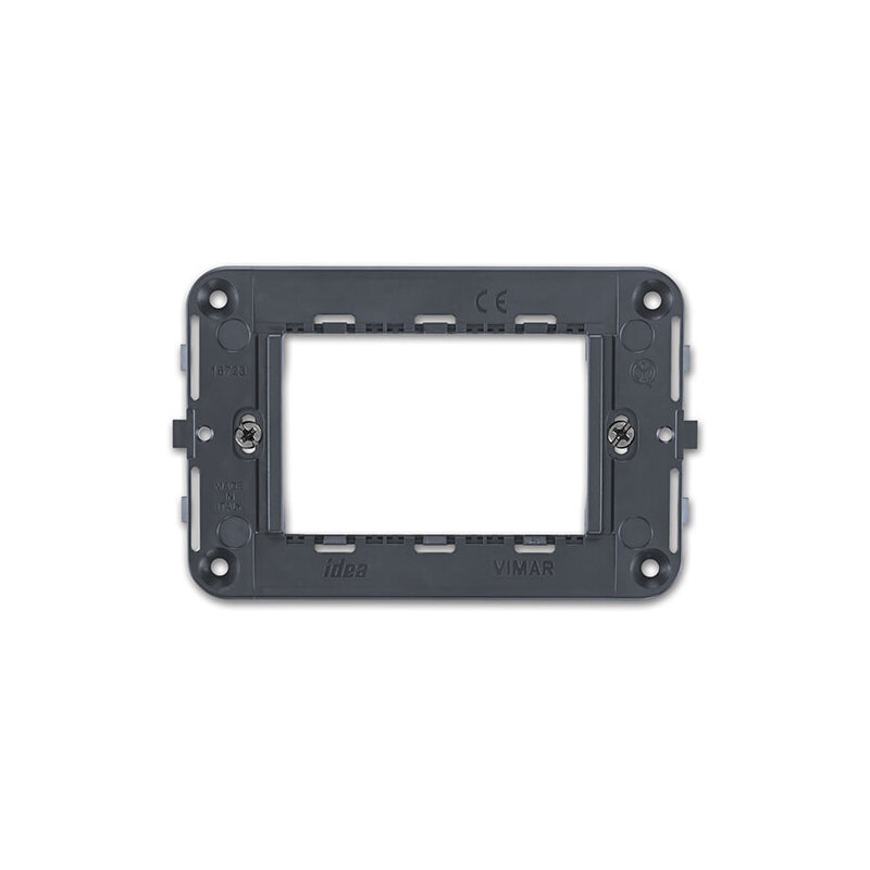 Idea Adapter Frame, 3 Module with Screws, White Can be used for 1M or 2M Arke Powered USBs
