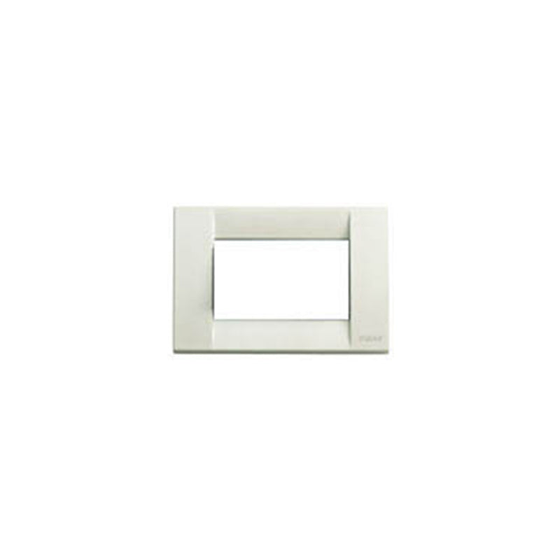 PLATE: METAL, IVORY, 3M, SQUARE, IDEA