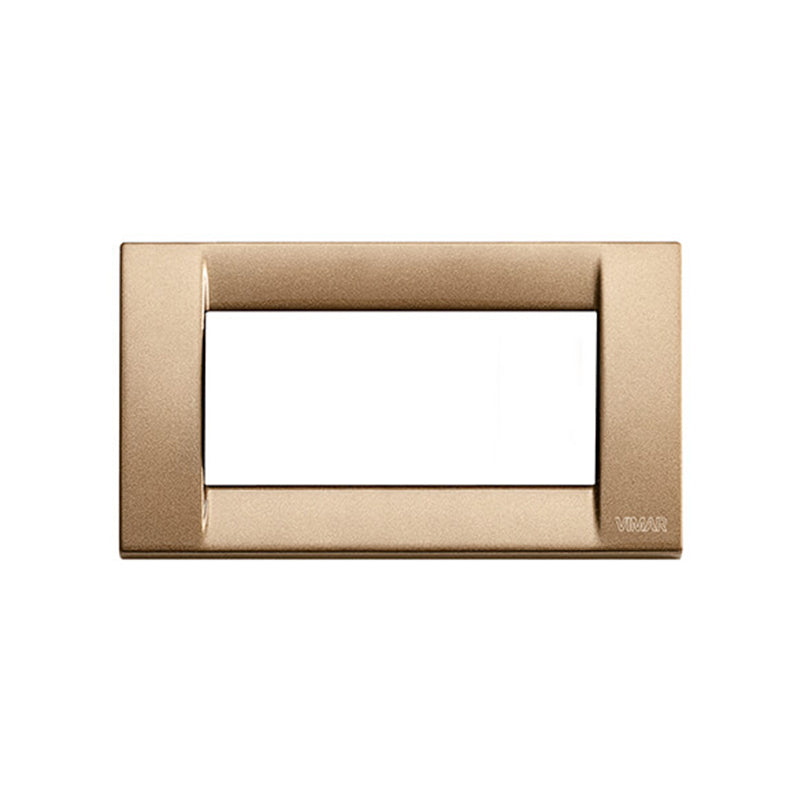 PLATE: METAL, BRONZE, 4M SQUARE, IDEA