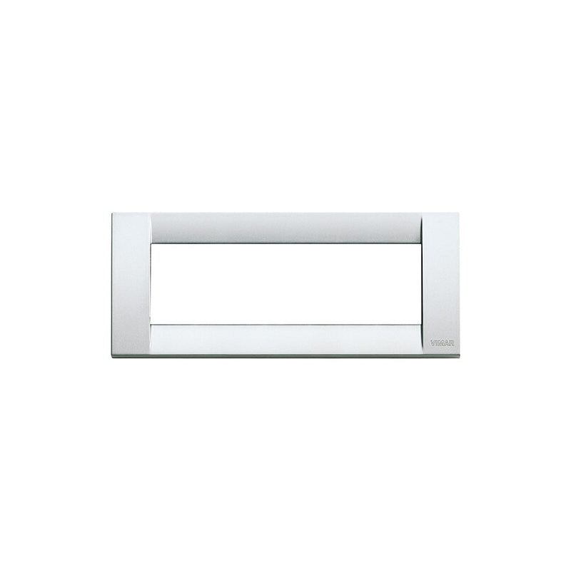 PLATE: METAL, MATTE SILVER, 6M SQUARE, IDEA