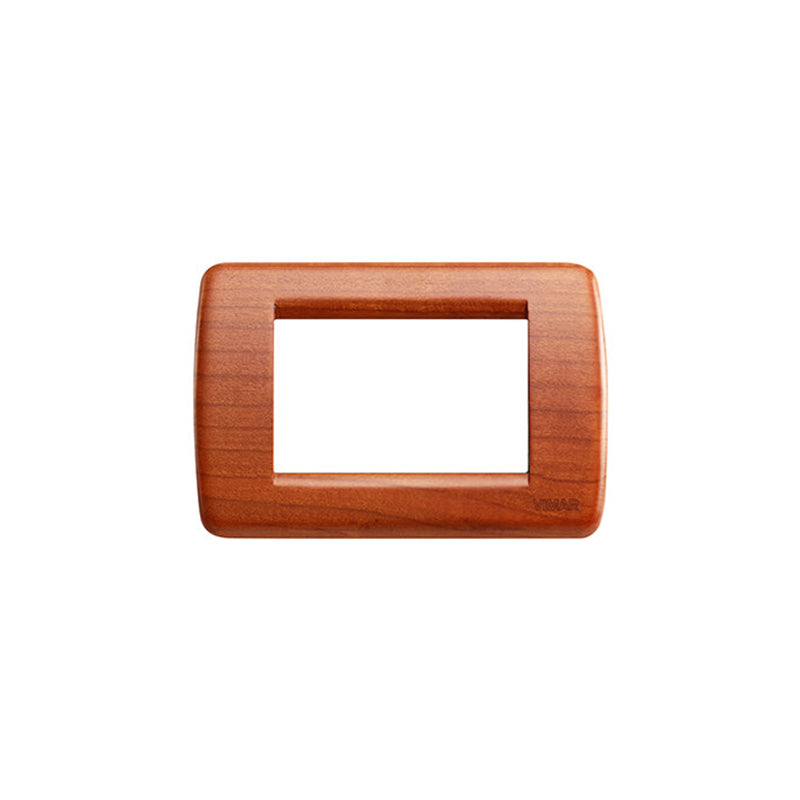 PLATE: WOOD, CHERRY, 3M ROUND, IDEA