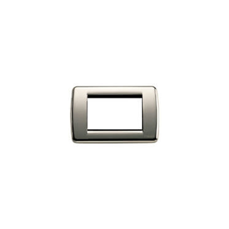 Plate: Metal, Black Chrome 3M Panel, Round, Idea