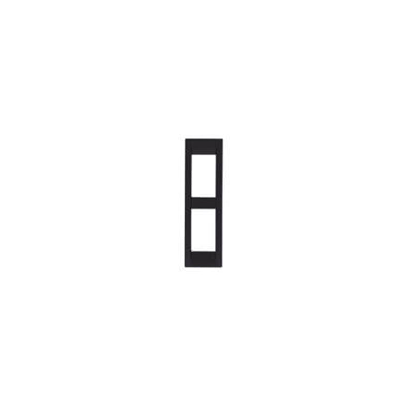Palte: Metal, Black, 2M Panel Square, Idea