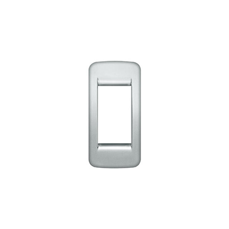 PLATE: METAL, MATTE SILVER 1M PANEL, ROUND, IDEA