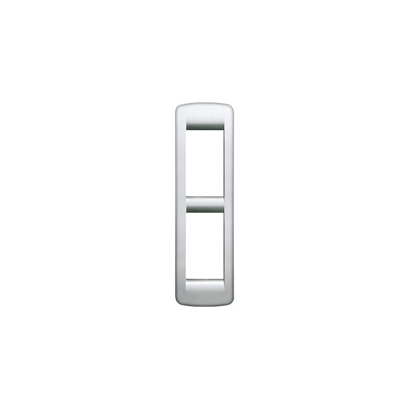 PLATE: METAL, MATTE SILVER 2M PANEL, ROUND, IDEA