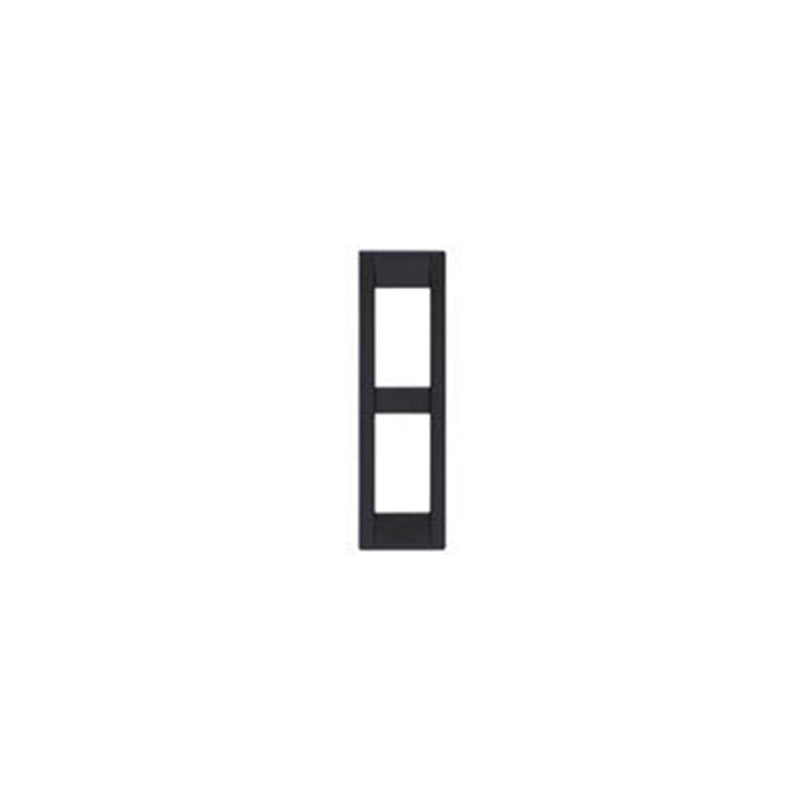 PLATE: TECH, BLACK, 2M PANEL, SQUARE, IDEA