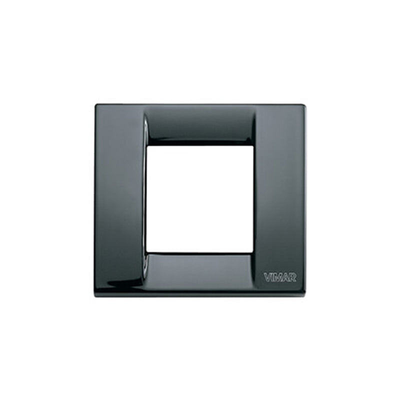 PLATE: METAL, BLACK, 2M RDCD (1M STD), SQUARE, IDEA