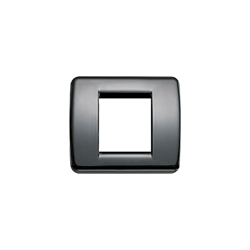 PLATE: METAL BLACK 2M RDCD (1M STD), ROUND, IDEA
