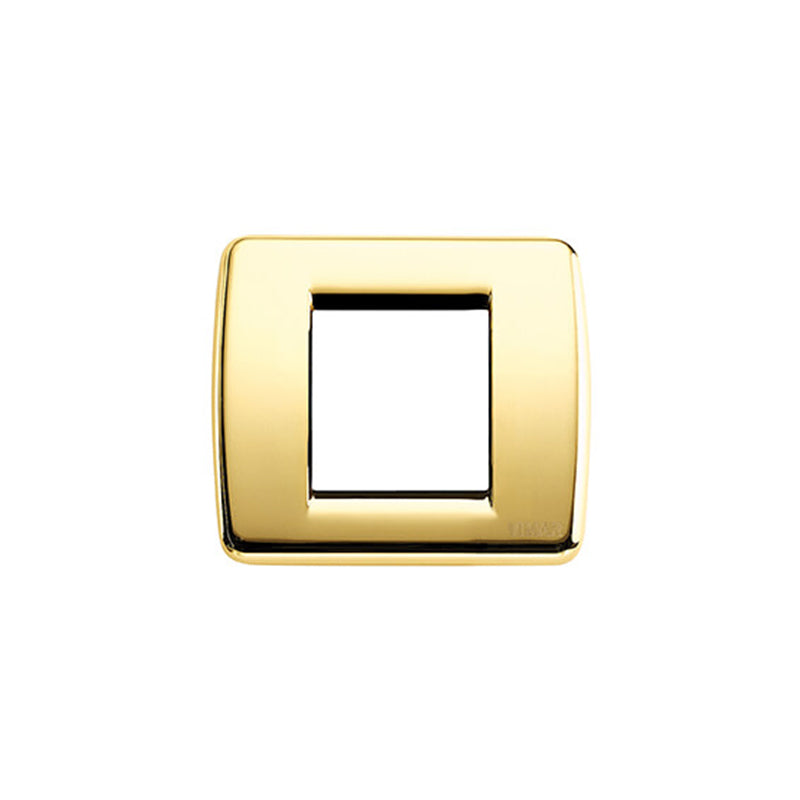 PLATE: METAL, PLSHD GOLD, 2M RDCD (1M STD), ROUND, IDEA