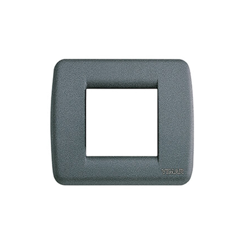 PLATE: METAL, SLATE GREY, 2M RDCD (1M STD), ROUND, IDEA
