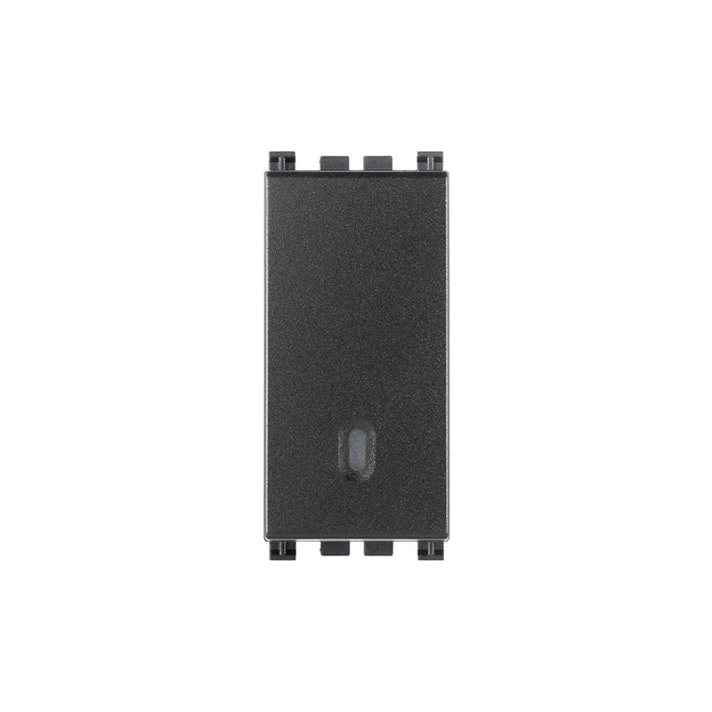 Arke Switch: 1-Way, 1P1T, 16AX, Illuminable, Grey
