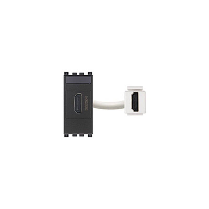 Arke HDMI Socket Outlet, 1 Module, Grey