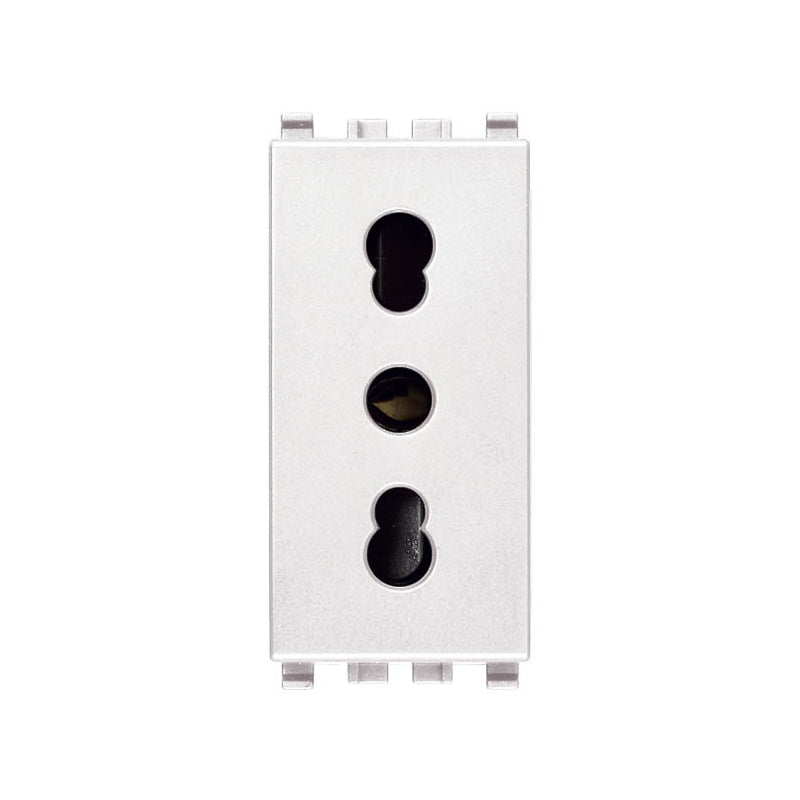 Eikon Italian Outlet, P17-11, 2P+E 16A/250V, Sicury, White