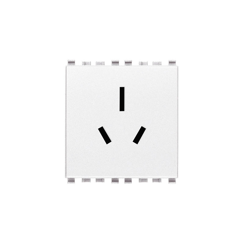 Outlet: 2P+E, Australian 2M, White, Eikon