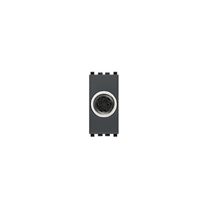 Eikon 5-Pin Socket for Signal Reception 1 Module, Grey