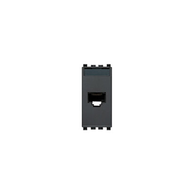 Eikon-Series RJ45 Connector, Cat6a, Netsafe, FTP-Type, Grey