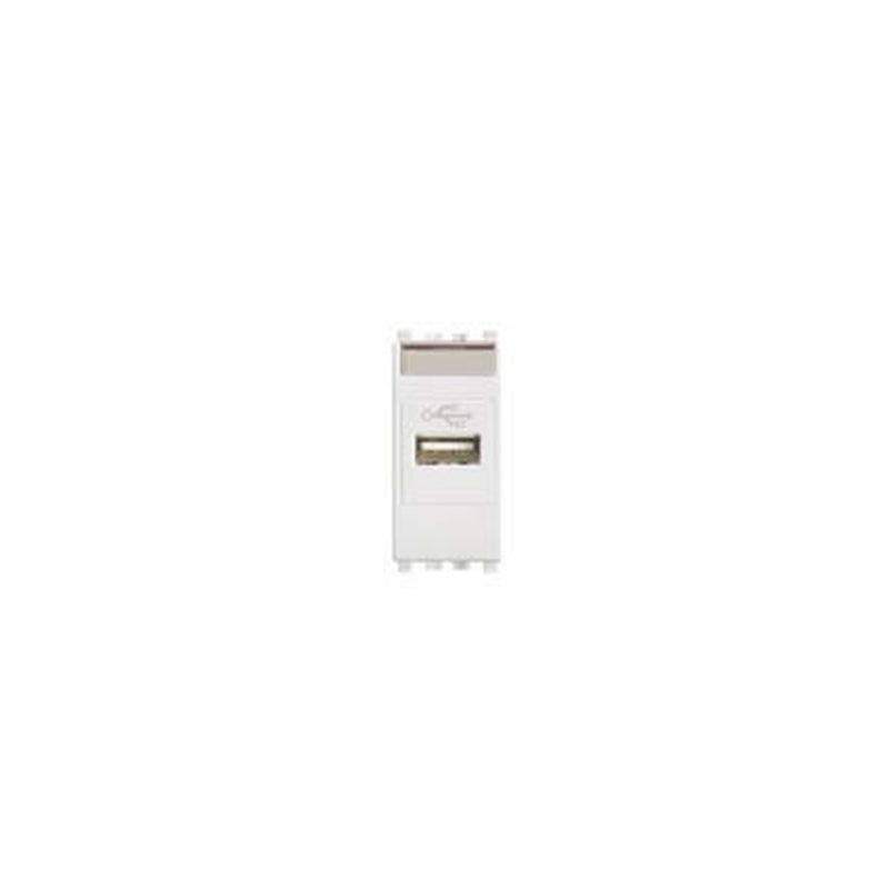 Eikon USB Data Socket, 1 Module White